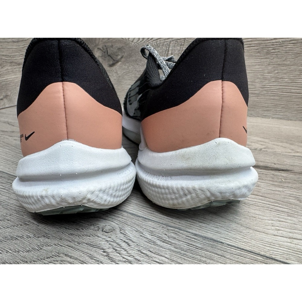 Nike Air Winflo 9 Black Running Shoes Athletic Sneakers DD8686-004 Womens 8 - Picture 7 of 13